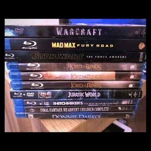 Lot of 10 blue-ray movies
